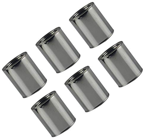 Healifty 8pcs Empty Paint Tins Paint Storage Containers with Lids Iron Round Paint Can for Home Office 0.3L