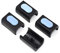 Design61 PTFE 4er Set Gleiter für Stühle Freischwinger Stuhlgleiter Ø 23-25 mm Möbelgleiter Klemmschalengleiter