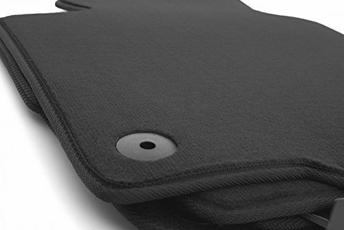 Fußmatten passend für Polo 6N (alle) Velours Matten Automatten 4er Set Schwarz