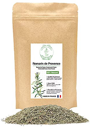 ALVENDIA - Véritable Romarin de Provence - Cultivé et Récolté dans le Sud de la France - Paquet de 100 Grammes