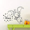 Benutzerdefinierte Elefant Dumbo Wandtattoo Benutzerdefinierter Name Vinyl Aufkleber Home Poster Junge Mädchen Baby Kindergarten Dekoration Wandbild Kunst 42X34 Cm