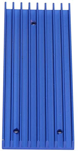 Restokki Kühlkörper, DREI Löcher Aluminium Kühlrippe Kühlkörper Kühler für Leiterplatten Chip Elektronische Röhren Q28*6 * 71.5