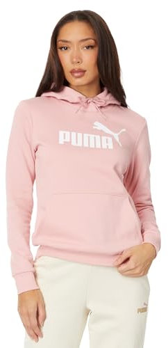 PUMA Sweat à Capuche en Polaire avec Logo Sweatshirt, Rose de mariée, XXL Femme
