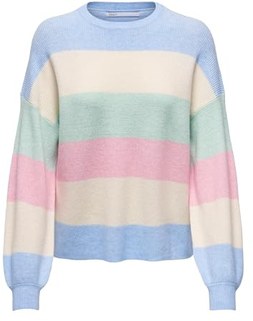 ONLY Knitted Pullover ONLATIA Knitted Pullover | Corte regular fit, Manga larga, Casual, Proceso suave a una temperatura máxima de 30°C
