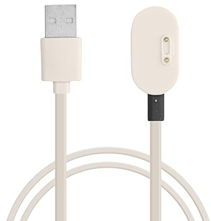 kwmobile USB Kabel Charger kompatibel mit imoo Watch Phone Z6 / Watch Phone Z1 Ladekabel - Smart Watch Ersatzkabel - Fitnesstracker Aufladekabel in Weiß