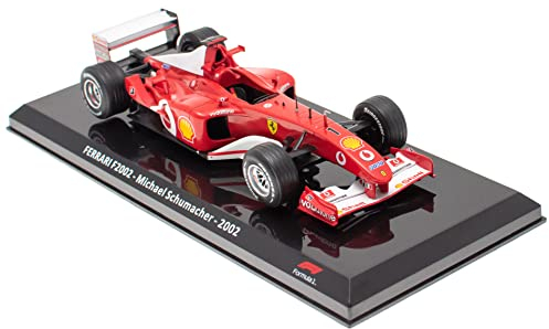 - Vettura Formula 1 1/24 Compatibile con Ferrari F2002 Michael Schumacher 2002 - OR002
