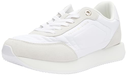 Tommy Hilfiger Damen Runner Sneaker Sportschuhe, (White), 41