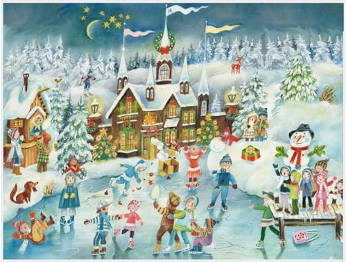 Adventskalender Eislauffreuden am Schloß: Papier Adventskalender