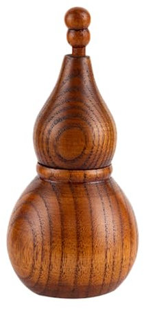 MAGICLULU Zahnstocherspender Zahnstocherhalter Aus Holz Kürbisförmige Zahnstocherbox Natürliches Zahnstocherglas Zahnstocherbehälter Für Hotel Restaurant Zuhause