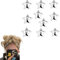 Traziewell Haarklammer Metall Silber Haarspange 10 Stück Damen Star Haarschmuck Silber Haarspangen Haarnadel Kopfschmuck Dekorative Aushöhlen Stern Hair Clip für Hochzeit Party Mädchen Geschenk 0513