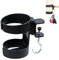 Portavasos Antiderrames Soporte Taza Escritorio, Universal Portavasos Abrazadera Clip con Gancho para Botellas de Agua para Escritorio Mesa para Hogar Oficina, 1 Piezas