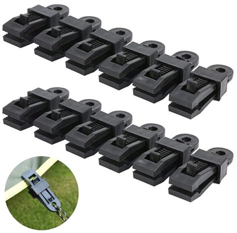 12 PCS Heavy Duty Tarpaulin Clips Set, Tarp Clip Clamp Camping Tent Clips Crocodile Mouth Clips Plastic Tent Clips Instant Awning Clamp for Tents Tarp Caravan Garden Shade Cloth Boat Cover (B)
