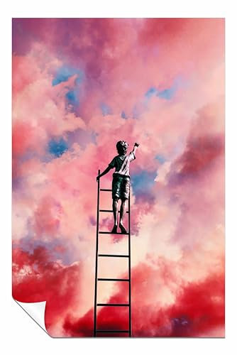 Ungerahmtes Poster, Bilder für Wände, Schlafzimmer, Wohnzimmer und Badezimmer, 76 x 51 cm