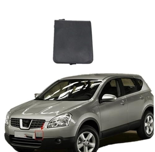 WUPEDI Tappo di copertura del gancio di traino del paraurti anteriore dell'auto, for NISSAN, for Qashqai, Dualis J10 2007 2008 2009 2010 Copertura gancio traino per auto