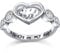 Flyow 925 Sterling Silber Niedliche Tier Ringe Gravur Always in My Heart Hamster Haustier Schmuck Geschenk Meerschweinchen Ringe für Frauen Mädchen (54 (17.3))
