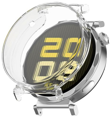 GETBSTOOP Protector de Pantalla Compatible con Huawei Watch Gt5 41mm/46mm, Fundas de Parachoques de TPU Suave con Protector de Pantalla, Cubierta Anticaída de Cobertura Completa Ultrafina
