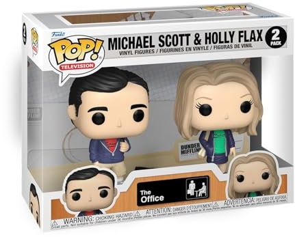 Funko Pop! Television: The Office S9 - Michael Scott & Holly - (2PK)- Figura de Vinilo Coleccionable - Idea de Regalo - Mercancia Oficial - Juguetes para Niños y Adultos - TV Fans