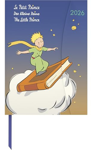 teNeues - Der kleine Prinz 2026 – Buchkalender 16x22 cm | Stilvoller Wochenkalender mit Magnetverschluss für Fans des kleinen Prinzen: Magneto Diary