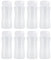 8 PCS Botellas de almacenamiento de leche a prueba de fuga de cuello ancho 300 ml de capacidad reutilizable Botellas de recolección de leche materna compatible con nuk Dr Browns