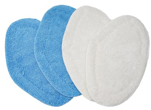 Wivplex Lot de 4 tampons rechange for aspirateur Hoover Dual Steam Plus 62300479, for usage sec et humide, for nettoyage des sols Accessoires pour nettoyeurs vapeur