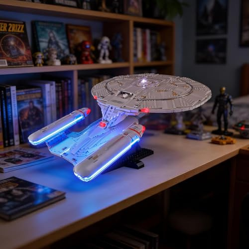 YEABRICKS LED Licht für Lego-10356 Icons Star Trek: U.S.S. Enterprise NCC-1701-D Bausteine Modell (Bausteine Set Nicht enthalten)