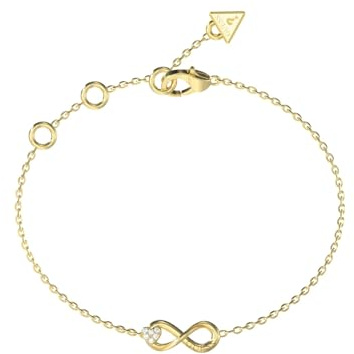 GUESS Armband Love Bites 18mm Infinity Bracelet Yellow Gold goldfarben