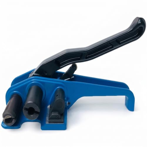 MotiveTech Tensionatore Reggia Fibra Metallico Tensionatore Reggia Tessuta Leva Lunga Tendireggia, Tipo Di Esportazione Blu Scuro DJ-CXW32 Intrecciato In Fibra Universale