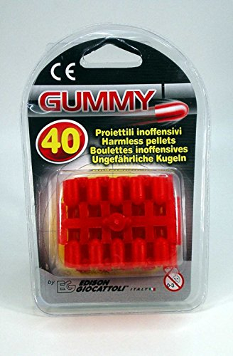 Edison Giocattoli Gummy Munition, 40 Schuss