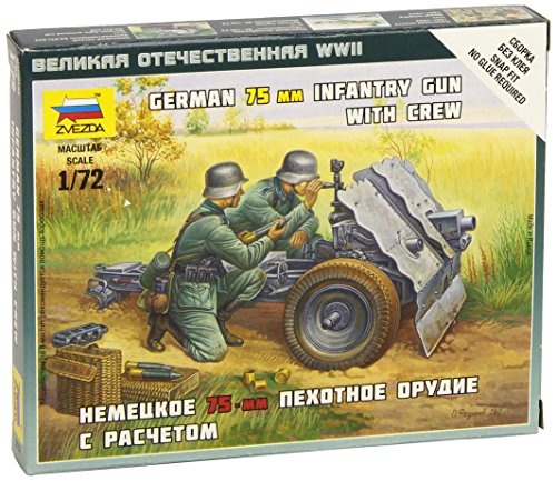 Zvezda - Z6156 - Maquette - Figurine - Canon 75 Mm Allemand