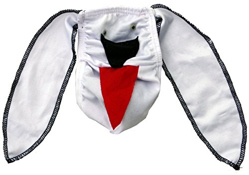 Tanga Hund mit Schlappohren Partygag Scherzartikel Geburtstagsgeschenk Stringtanga Funslip