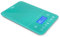 Ozeri Touch III 22 lb (10 kg) Digital Kitchen Scale with Calorie Counter in Tempered Glass, Teal Blue