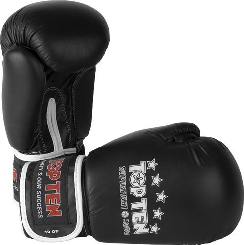 TOP Ten Boxhandschuh SUPERFIGHT 3000 10 Oz, schwarz