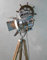 Nautical 1950'S Hollywood Studio Vintage Design Industrial Tripod Floor Lamp Silver