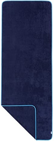 Sowel® Saunahandtuch 220 x 80 cm, 100% Bio-Baumwolle, Strandtuch XXL, Badetuch Groß, Saunatuch, Handtuch, Strand, Sauna, Damen und Herren, Navy/Blau