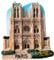Notre Dame de Paris France 3D Refrigerator Magnet Tourist Souvenirs,Hand-Made Paris Travel Sticker Fridge Magnet,Home and Kitchen Decoration