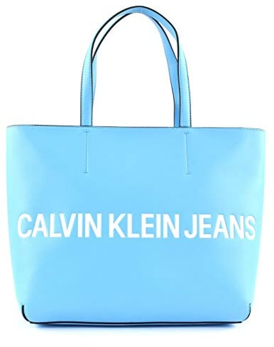 Calvin Klein Sculpted Logo E/W Tote Alaskan Blue