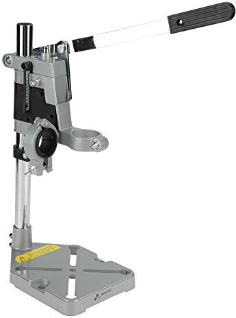 Support de perceuse, support de perceuse à métal avec barre de colonne solide et outil de base robuste, adapté aux perceuses électriques(Double trou)