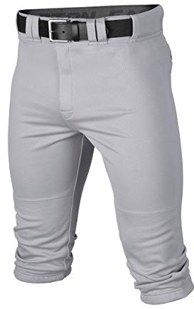 Easton Herren Rival+ Baseball Pants | Knicker Fit | Adult Sizes | Solid | Multiple Colors Hose, GRAU, X-Large