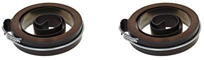 MroMax 36x8x0.8mm Drill Press Return Spring, Quill Spring Feed Return Coil Spring Assembly 2PCS