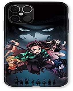 Cokitec Case for iPhone 12/12 Pro Manga Demon Slayer Black