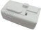 Regulador de pie LED blanco 100W / 300W regulable continuamente para bombilla LED regulable con cable y regulador de intensidad silenciosa (100W blanco)