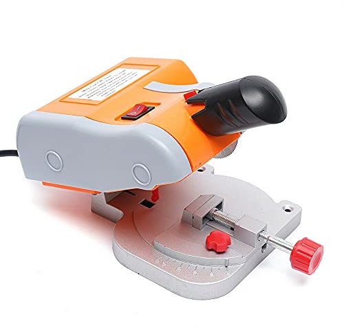 Mini 45° Miter Saw Mini Bench Cut-Off Table Saw Set Chop Saw Wood Metal Steel Cutter