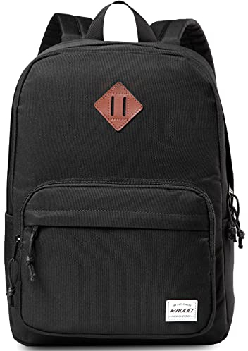 RAVUO Schulrucksack, Leichter Rucksack Herren Damen Jungen Mädchen Teenager Daypack Causal Schultasche für Uni Schule Reise Arbeit