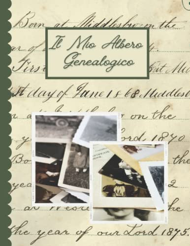 Il Mio Albero Genealogico: Libro del diagramma dell'albero genealogico e registrare la vostra ricerca, libro di genealogia da completare, libro del registro di storia della famiglia.