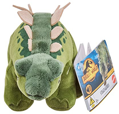 Jurassic World Plush Dinosaur Creatures with Sound - Inspired by Blockbuster Hit Jurassic World Dominion ~ HHB34 - Stegosaurus ~ Approx. 9 Long ~ Hear Me Roar!