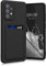 kwmobile Handyhülle kompatibel mit Samsung Galaxy A52 / A52 5G / A52s 5G Hülle - Handy Cover mit Fach für Karten - in Schwarz