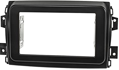 tomzz Audio 2414-101-2 Doppel DIN Radioblende HQ kompatibel mit FIAT Ducato Serie 8 ab 2021 schwarz mit Gerätehalter