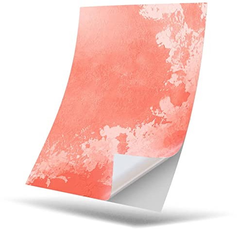 1 x Vinyl Sticker A4 Rectangle Shape 210x297 mm - Pink Paint Red Art Artist Art Print Decal Laptop Tablet Luggage Car Wall Fridge Door Sticker #2041