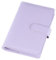 Kyaoayo A5 PU Leder Notizbuch Binder, NachfüLlbarer Planer Organizer Mit Magnetisch Schnalle SchließUng für NachfüLlpapier (Lila)