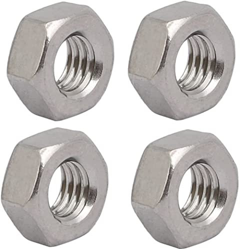 XYWHPGV 4 dadi esagonali a sinistra M6 x 1 mm con filettatura metrica in acciaio inossidabile 304(21f6e c4a90 0bd5a b9371 004db eb465